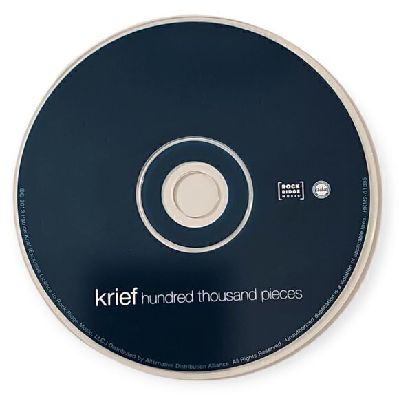 Krief‎ – Hundred Thousand Pieces [2013 Promotional CD] - Picture 3 of 3